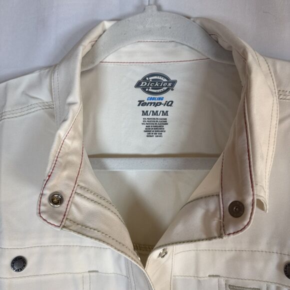 Dickies Temp IQ Women's Medium Cooling Utility Long Sleeve Shirt Beige NWT - Picture 4 of 16